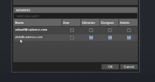 User Access Controls settings in the Workspace window
