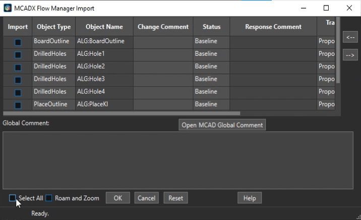 Import PCB from MCAD file with OrCAD X