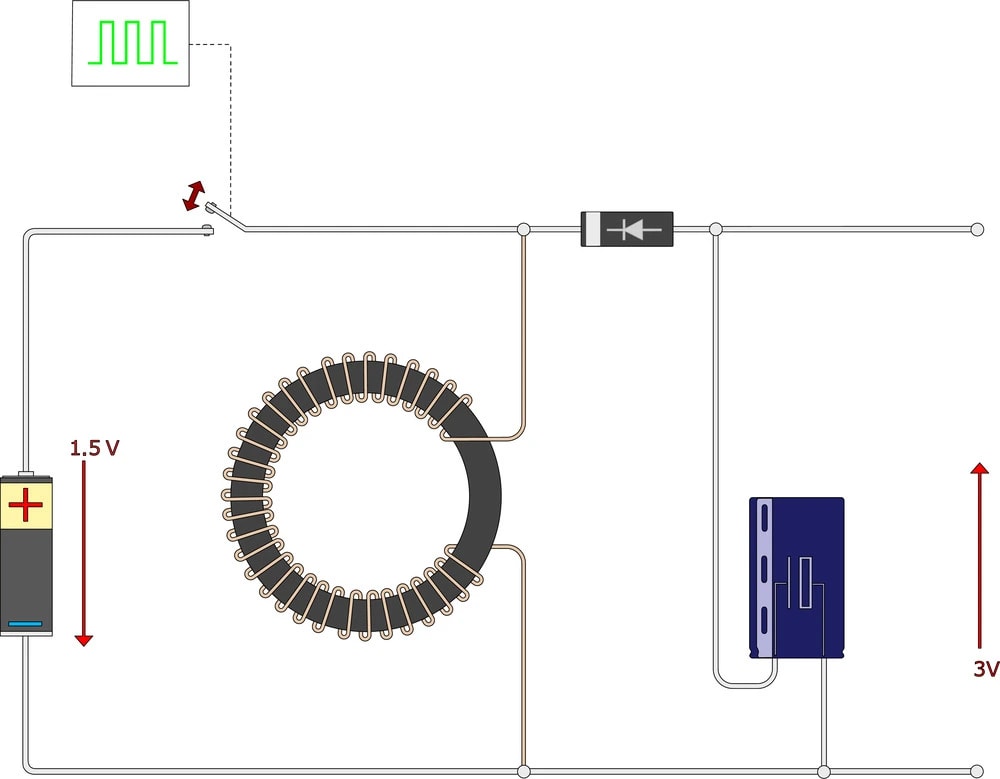 Buck-Boost Converter Circuit Diagram