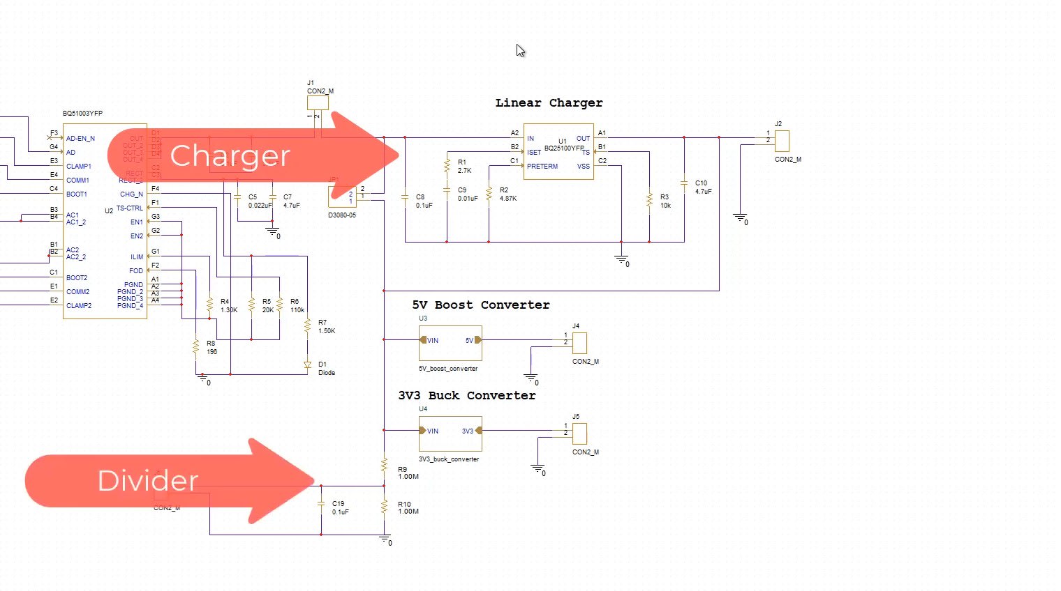 An example of PCB design variant is a charger section with the difference of resistor values in a divider circuit, which we’ll be walking you through below.