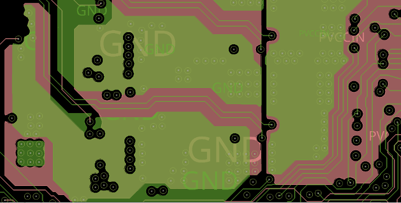 Polygon Pours and Via Stitching