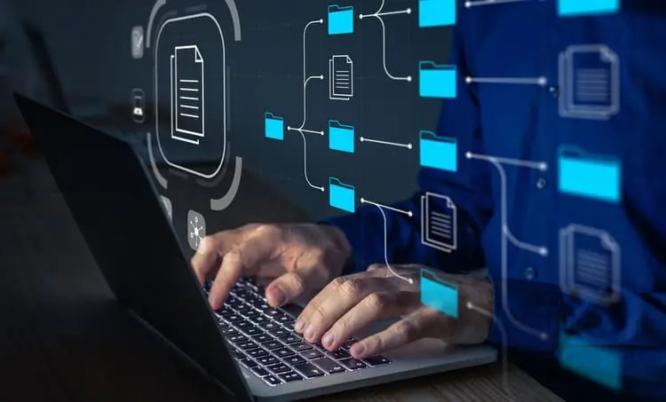 Visualization of data management