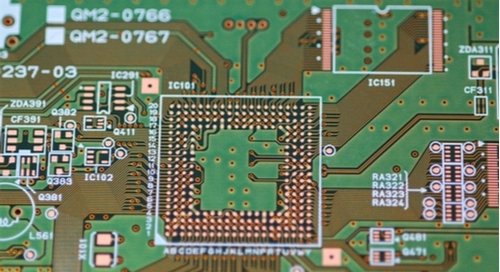 BGA package on a PCB