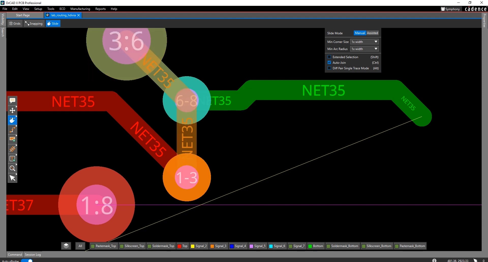 HDI Routing in OrCAD X