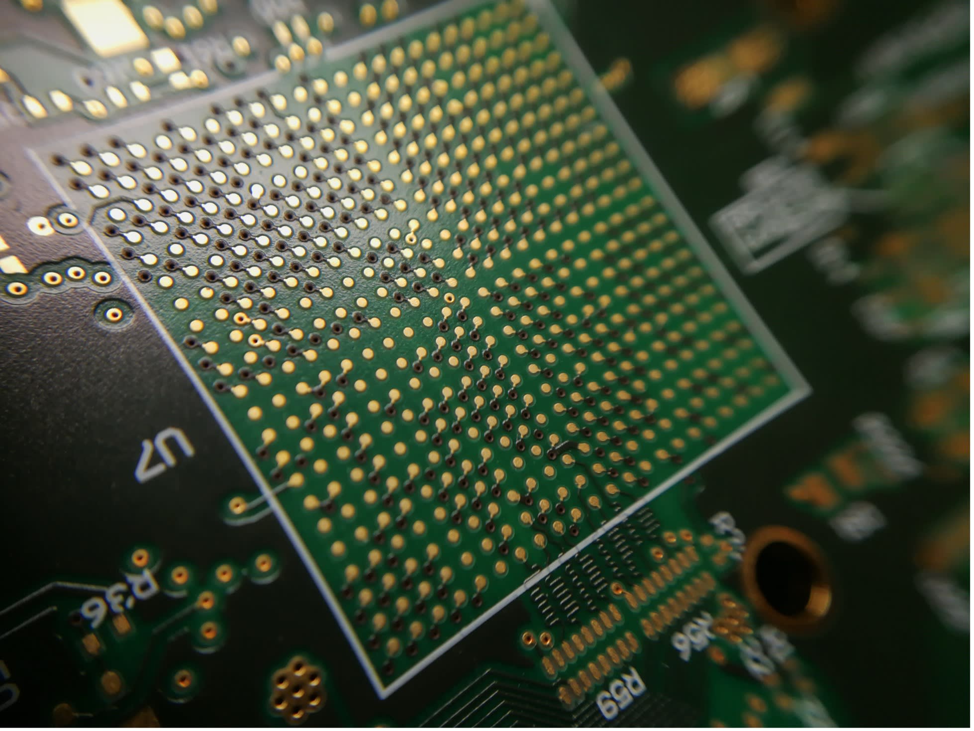 A close-up of a circuit boardAI-generated content may be incorrect.