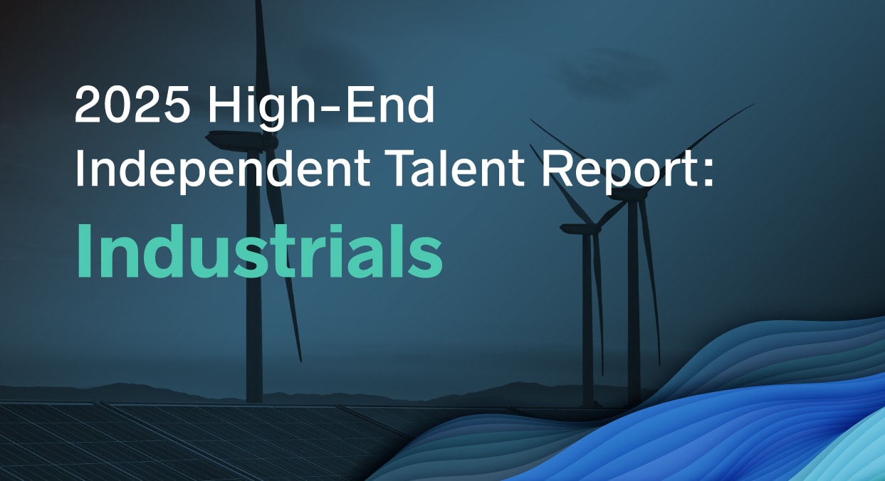 2025 High-End Independent Talent Report: Industrials