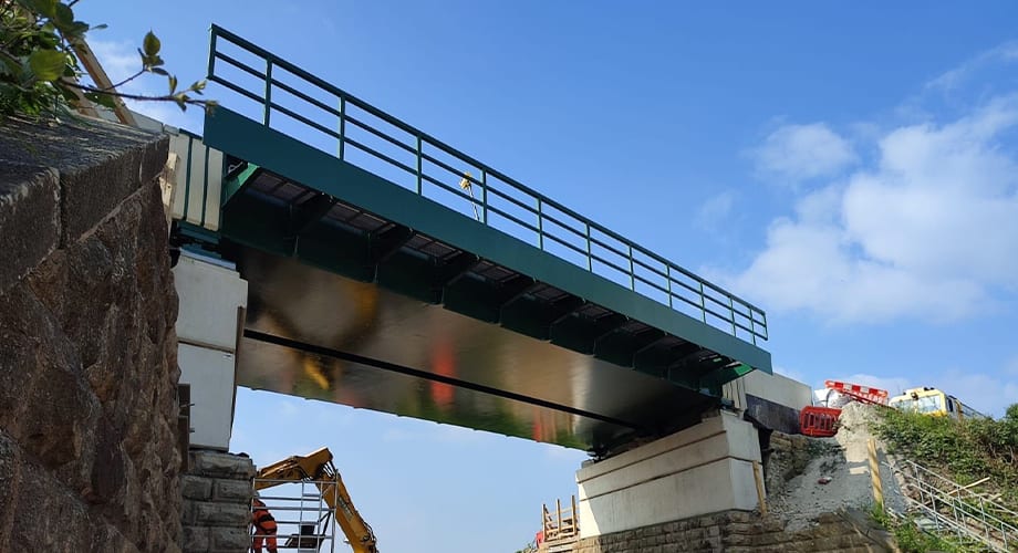 Barkston Ash rail bridge completed