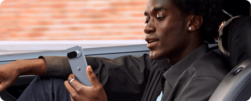 Person looking at a phone