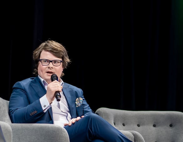 Dexter Galvin als Speaker bei der Sustain 
