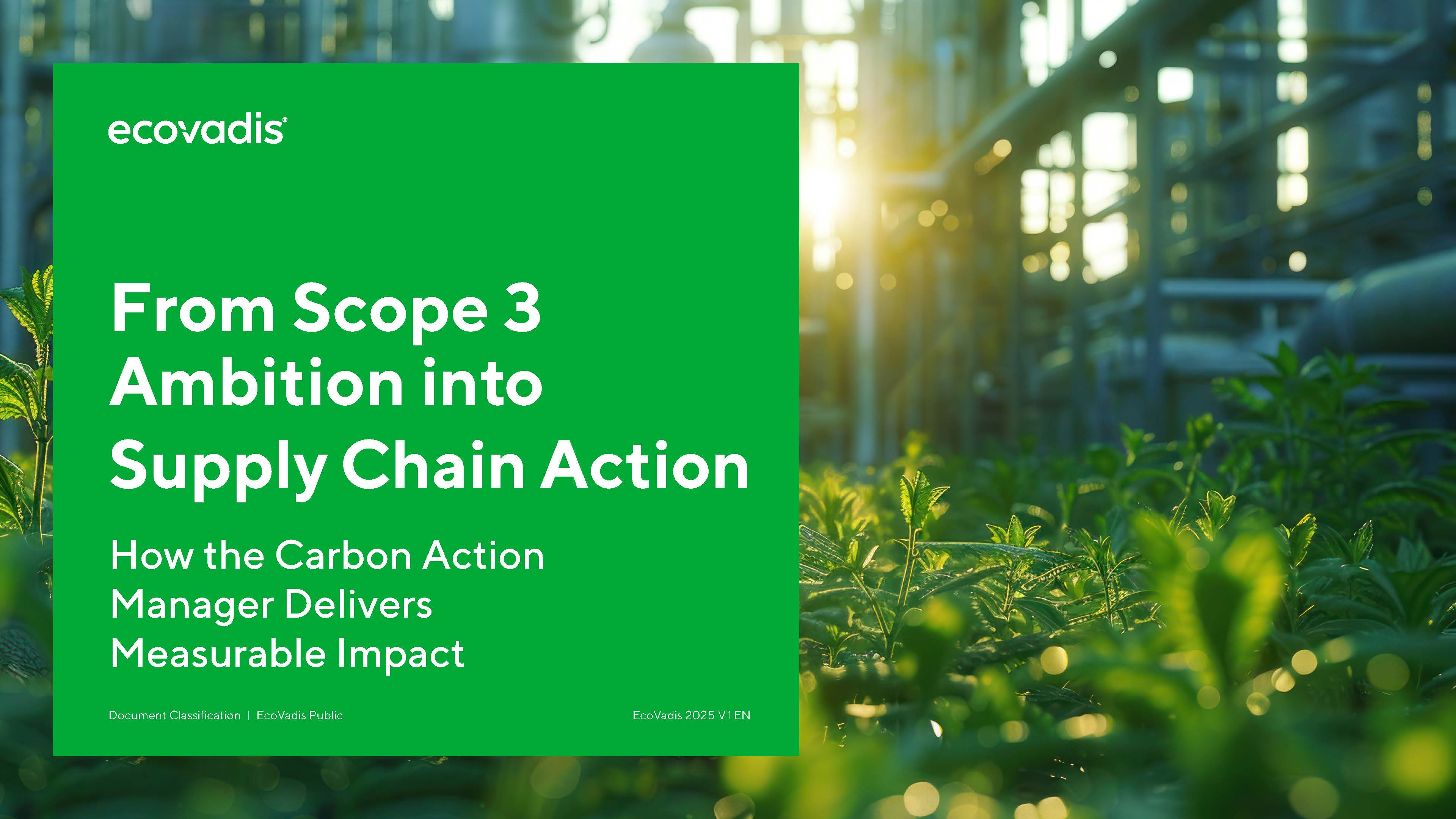 From Scope 3 Ambition into Supply Chain Action