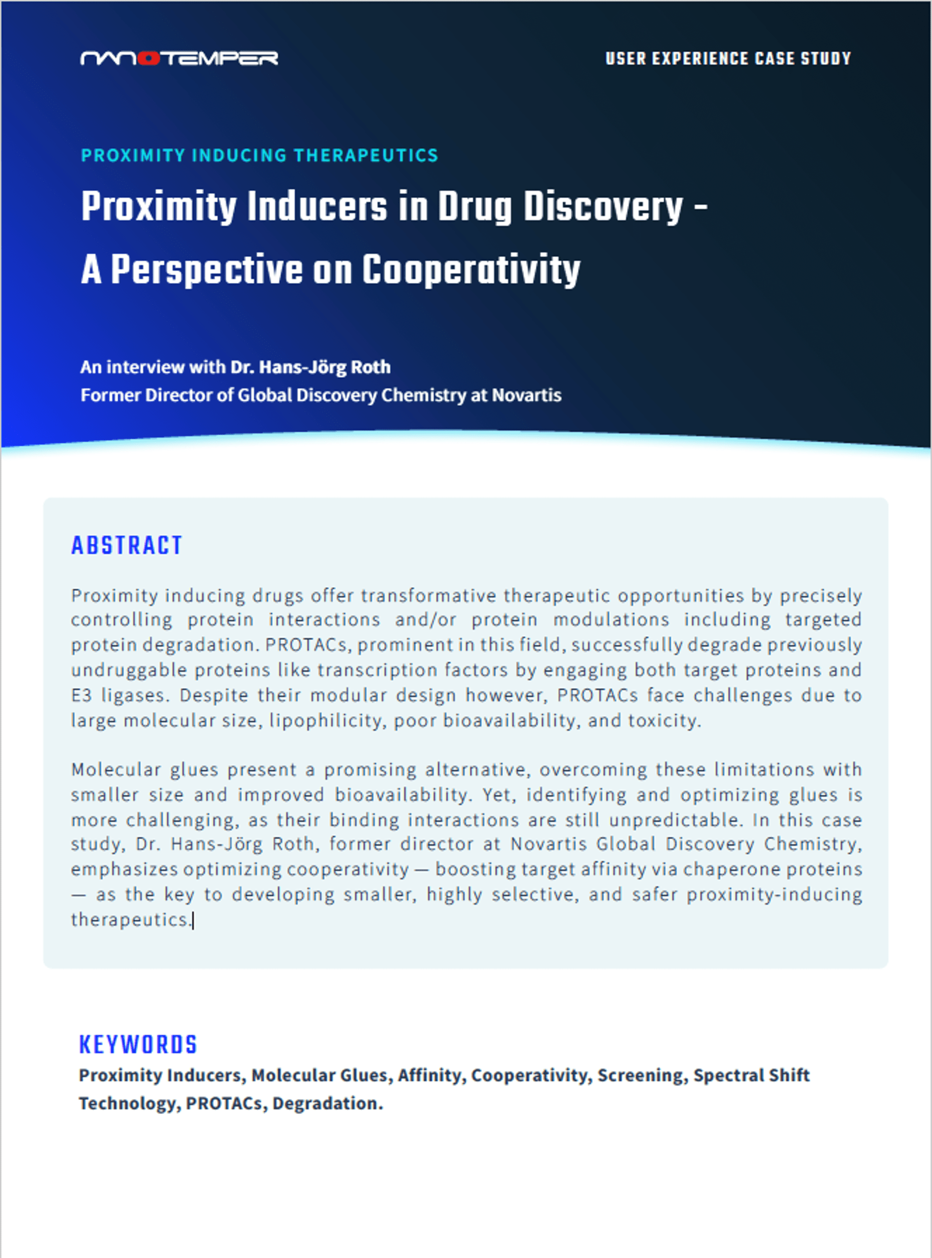 Proximity Inducers in Drug Discovery - A Perspective on Cooperativity