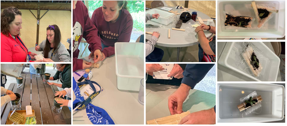 At the NY Association of Agricultural Educators Conference, educators tackled the challenge firsthand and discovered that every design was unique.