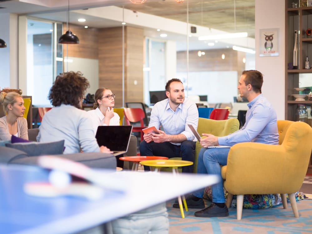 startup executive leadership team reviewing the performance and structure of finance team