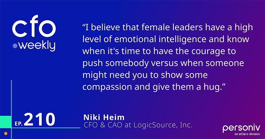 Young Female CFO driving innovation Quote