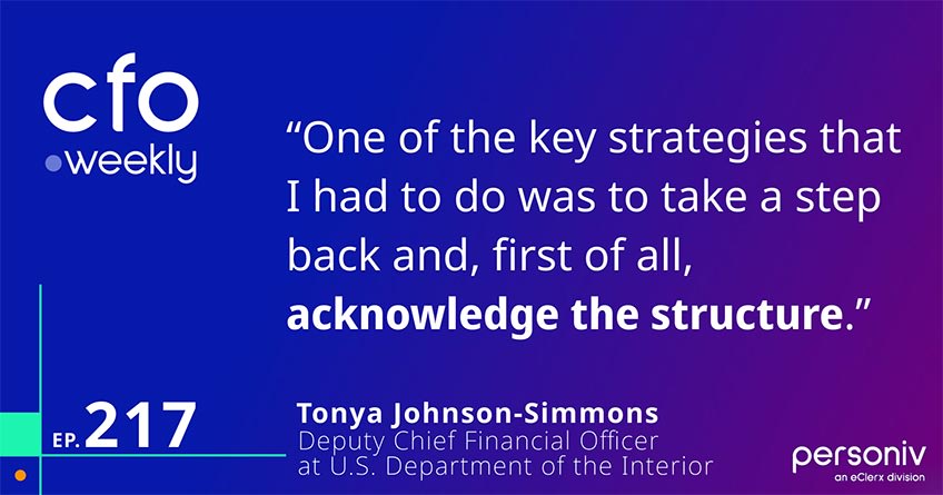 Tonya Johnson Simmons, Deputy CFO & Director of Financial Management for the U.S. Department of the Interior Quote