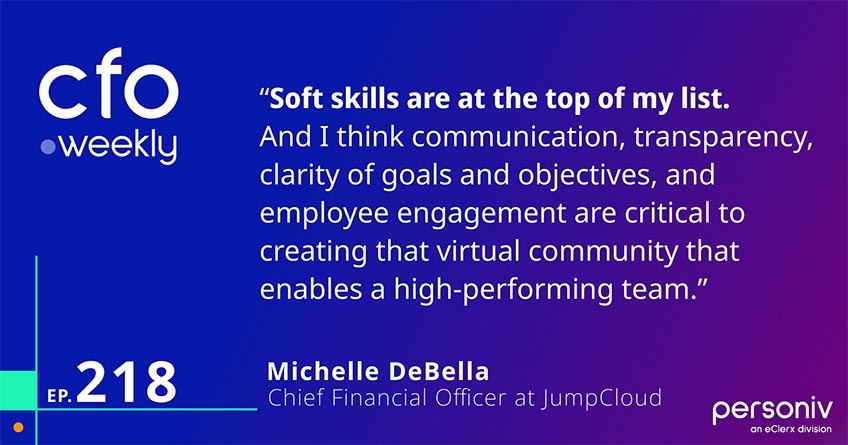 Michelle DeBella CFO at JumpCloud Quote
