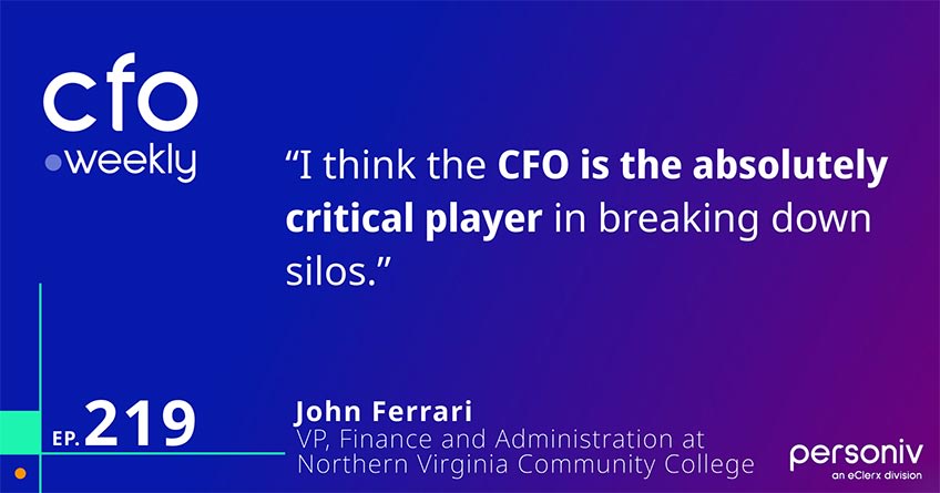 Quote John Ferrari Finance VP at Northern Virginia Community College