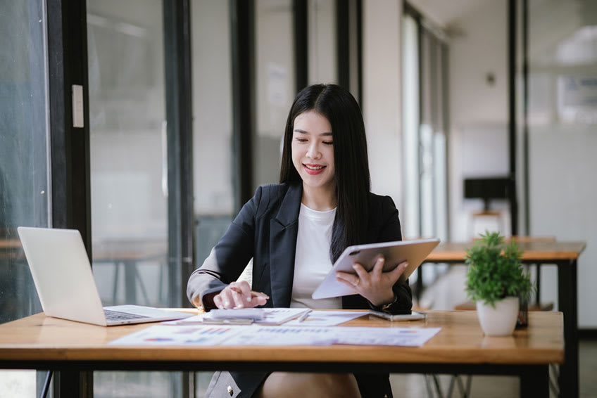 finance professional working for company abroad