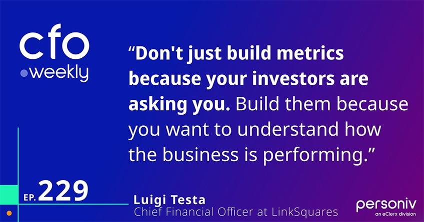 Luigi Testa is the CFO at LinkSquares 2025 Quote