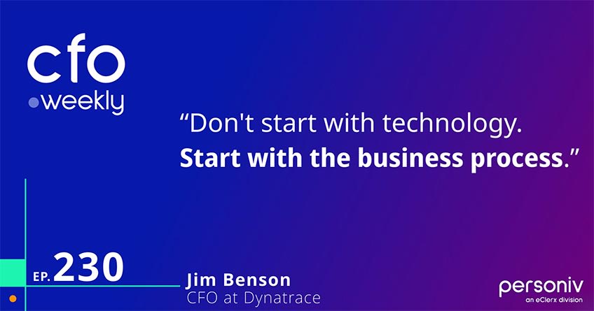 Quote Jim Benson, Chief Financial Officer at Dynatrace