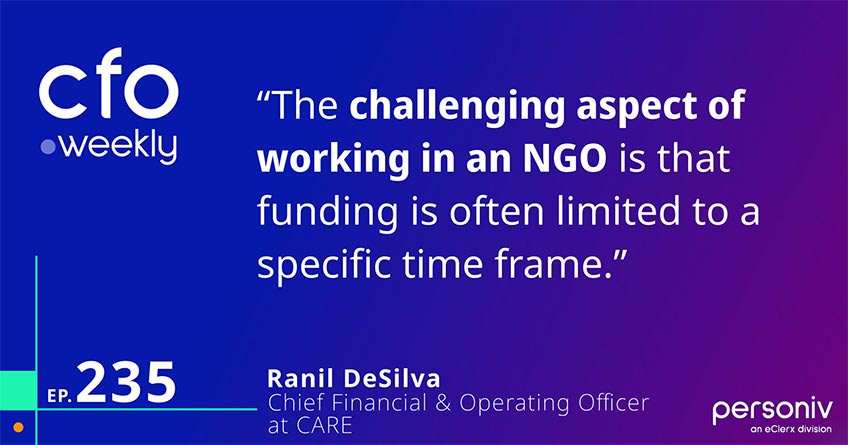 Quote Ranil DeSilva CFO at CARE