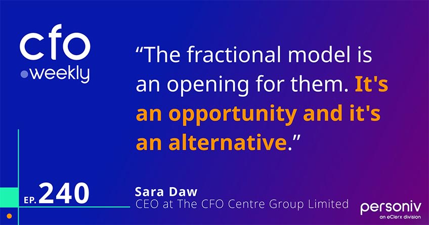 Quote Sara Daw CEO of The CFO Centre Group Limited