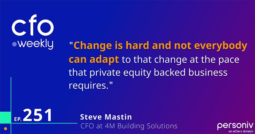Steve Mastin CFO at 4M Building Solutions quote