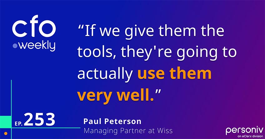 Paul Peterson Managing Partner at Wiss and Company LLP Quote