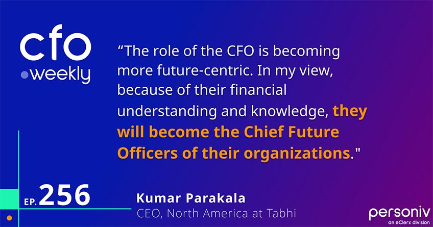 Quote CFOs as chief future officers in the AI era