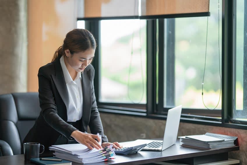 outsourced accountant overseas working on different financial functions