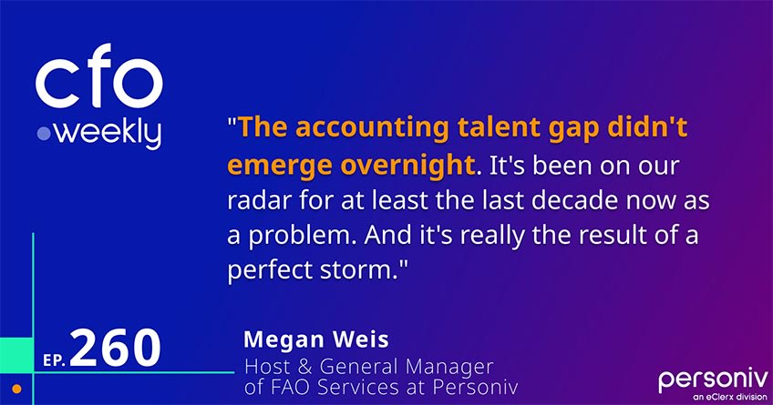 talent shortage and strategies employed by CFOs Quote