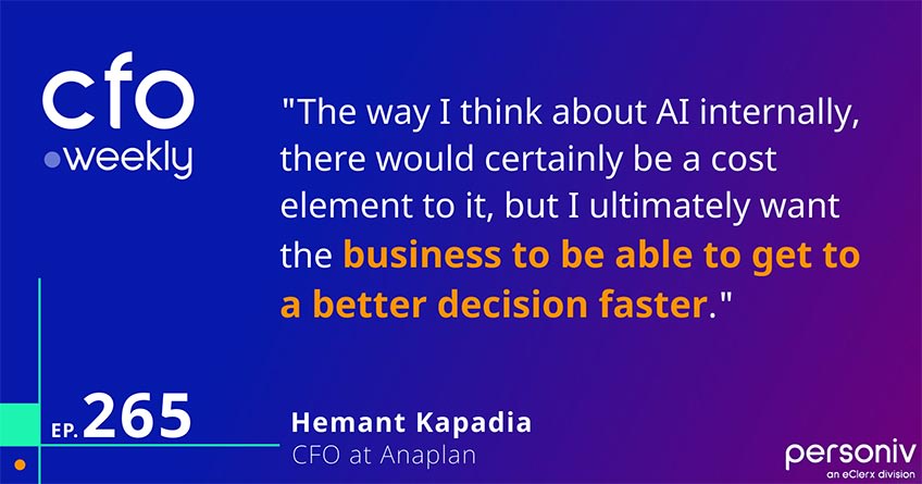 AI transforms finance operations for CFOs Quote
