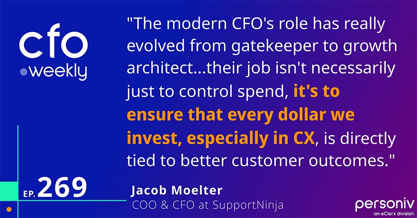 The modern CFO role in customer experience Quote
