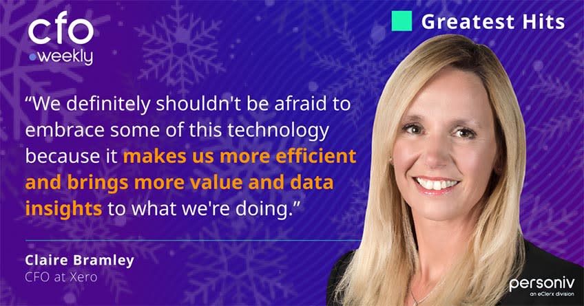 Quote Claire Bramley CFO at Xero