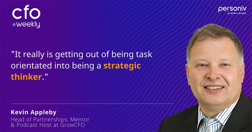 Kevin Appleby Head of Partnerships at GrowCFO and host of the GrowCFO Show podcast Quote