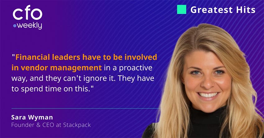 Vendor management CFOs involvement Quote