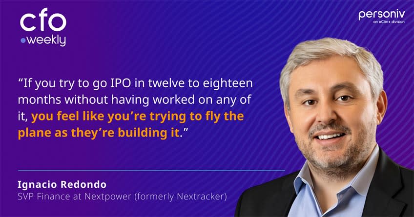 CFOs start years before the IPO Quote