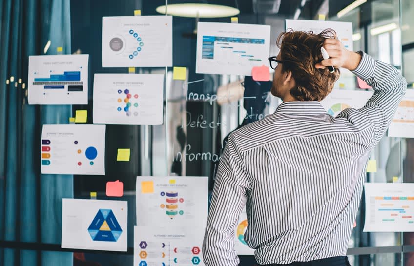 Business leader facing different accounting challenges right after hiring new outsourcing partner