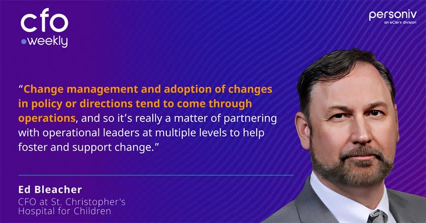 The CFO of the future in healthcare Quote