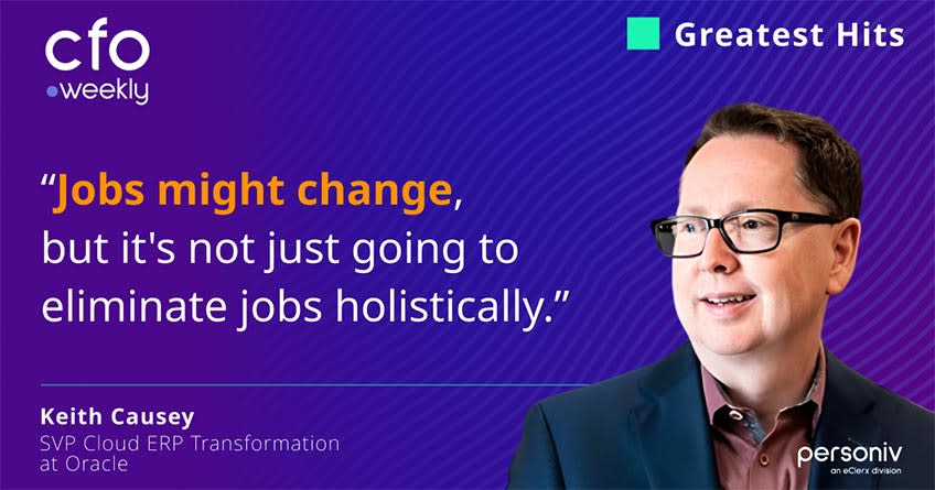 Keith Causey, SVP of Cloud ERP Transformation at Oracle Quote