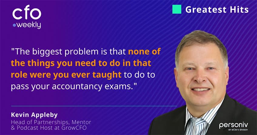 Steep learning curve when transitioning from finance director to CFO Quote
