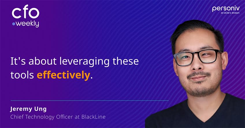 Jeremy Ung quote on blackline 3.0 and high-stakes finance