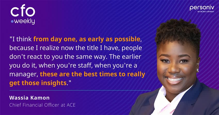 Cross-functional experiences from day one to be prepared for the CFO seat quote