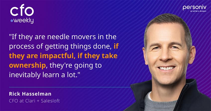 Quote Rick Hasselman CFO at Clari + Salesloft