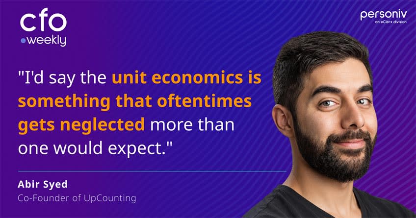 Abir Syed Co-Founder of UpCounting quote