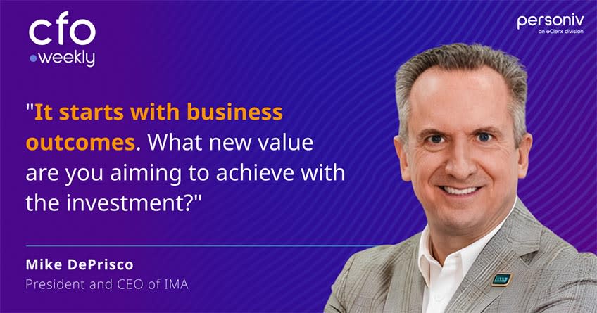 Mike DePrisco CEO of IMA (Institute of Management Accountants) quote
