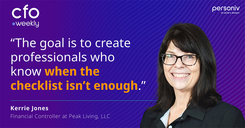 Kerrie Jones Financial Controller at Peak Living quote
