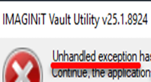 Vault Login Failure with IMAGINiT Vault Server Utilities