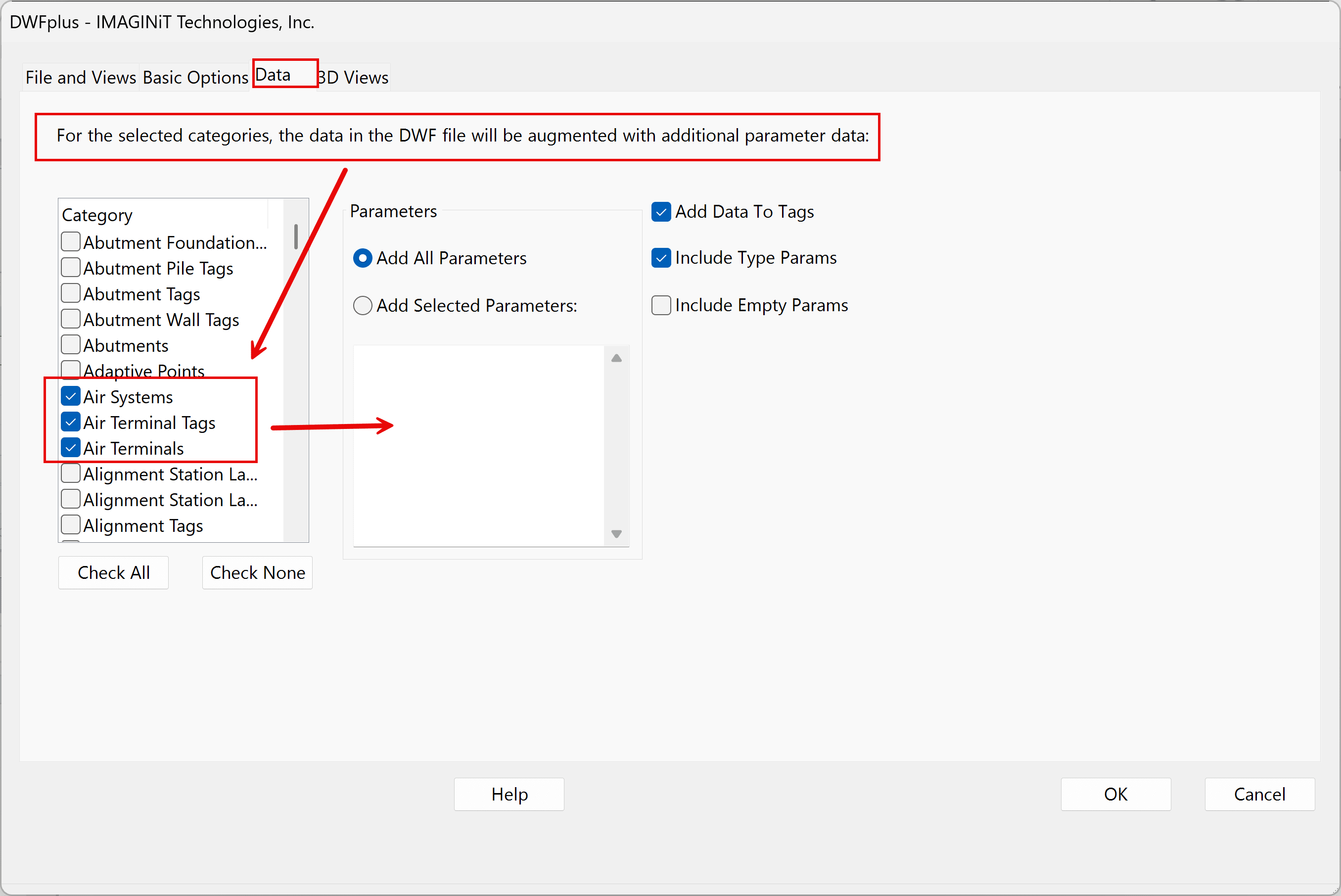 IMAGINiT Utilities for Revit: DWFplus