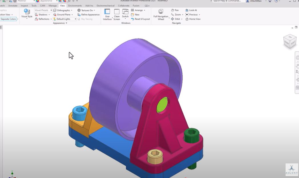 What’s new in the View menu in Inventor 2025